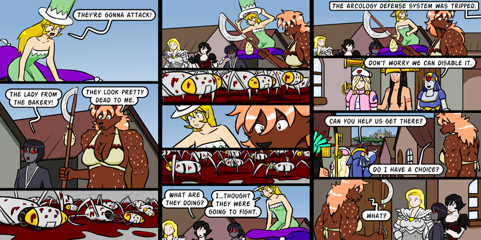 Breadfinder - Episode 372, Page 1: 372-Pre-combat retreat